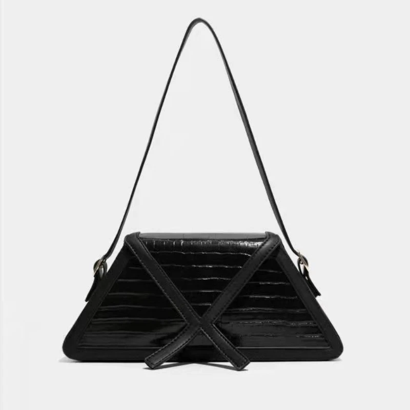 

Fashion Simple Women's Bag Trend Chic Design High-grade Leather New In Handbag Famous Brand Quality Color Matching Shoulder Bag