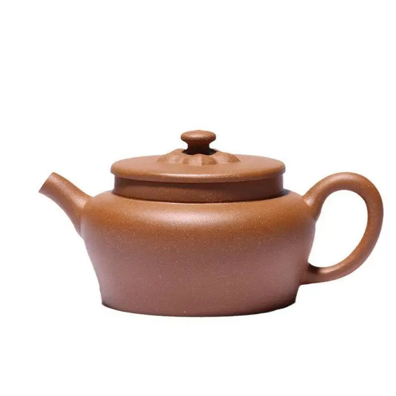 

200ml Chinese Yixing Purple Clay Teapots Famous Artists Handmade Tea Pot Raw Ore Section Mud Kettle Authentic Zisha Tea Set