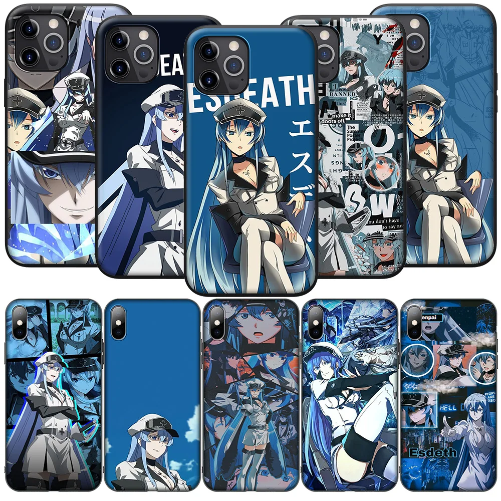SA2 Akame Ga Kill Esdeath Soft Case for Realme C3 C2 3 3i 5i 5 6s 6 7 8 8i 9i Pro