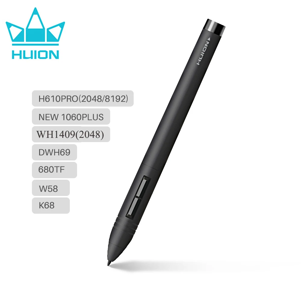 Huion P80 Pen80 Caneta Caneta Digital Recarregável Stylus para Tablets de Desenho Gráfico Profissional 420 H420 New1060plus Wh1409 2048