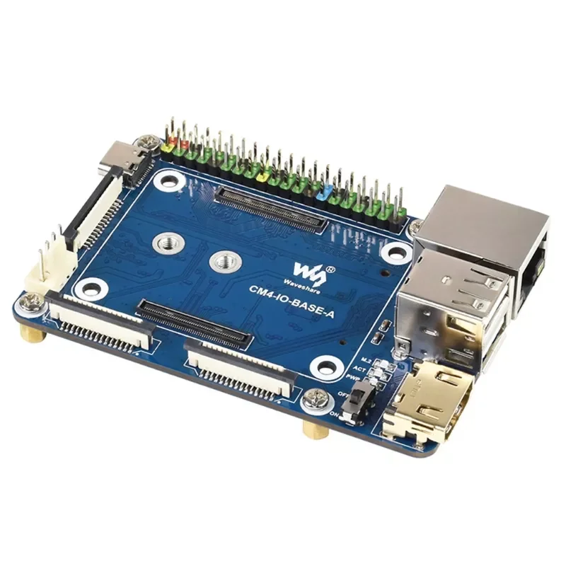 

Плата расширения Mini usb-хаб IO Base для RPI Raspberry Pi CM4, компьютерный модуль с 40-контактным интерфейсом GPIO Ethernet RJ45 H3CA