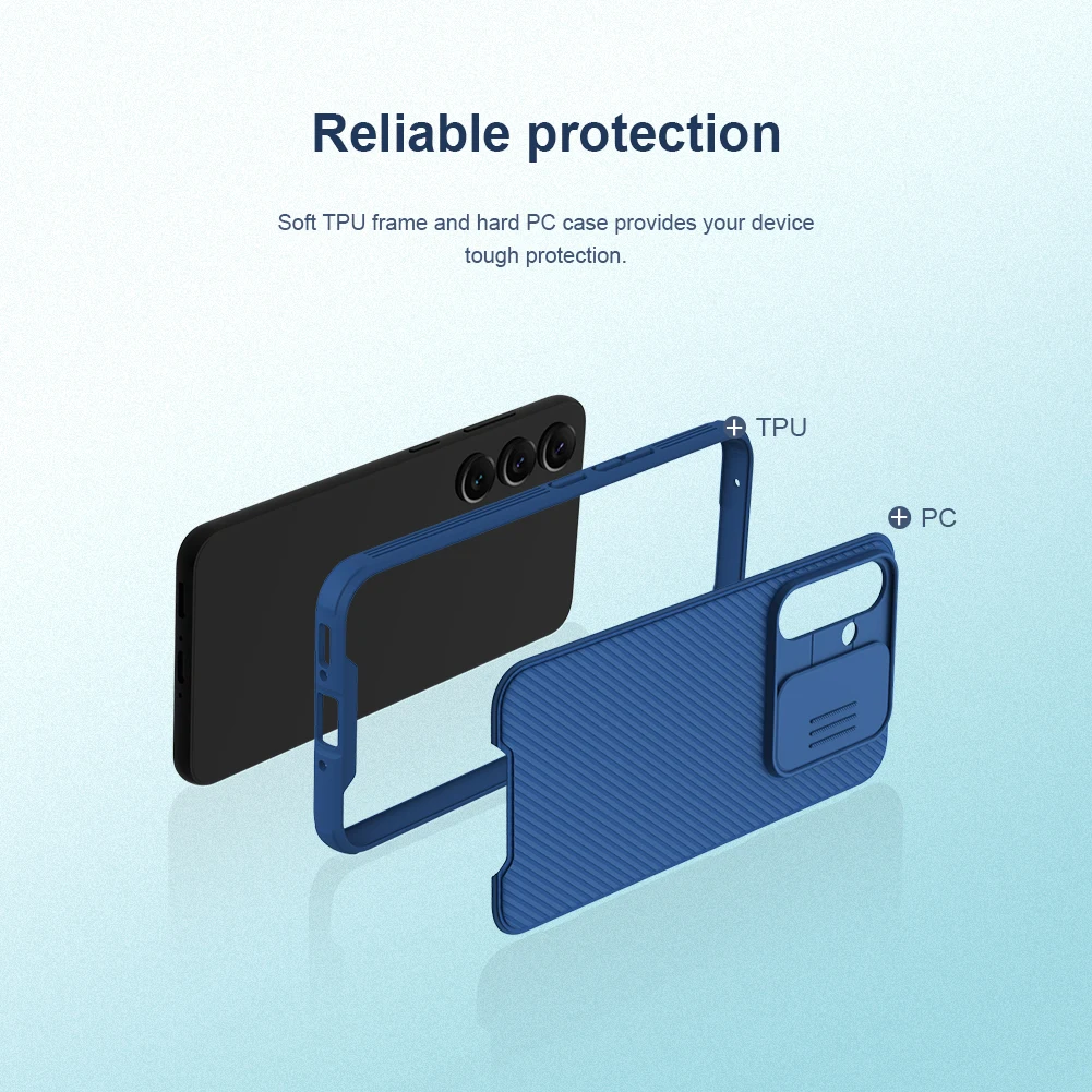 Nillkin for Samsung Galaxy A54 5G, CamShield Pro Case with Slide Camera Cover Protector Hard PC+TPU Cover