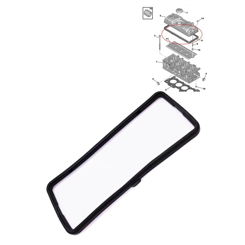 2X прокладка крышки клапана 024954 023150P для Peugeot 206 / 207 306 106 1007 205 309 405 Citroen C2 AX/ ZX