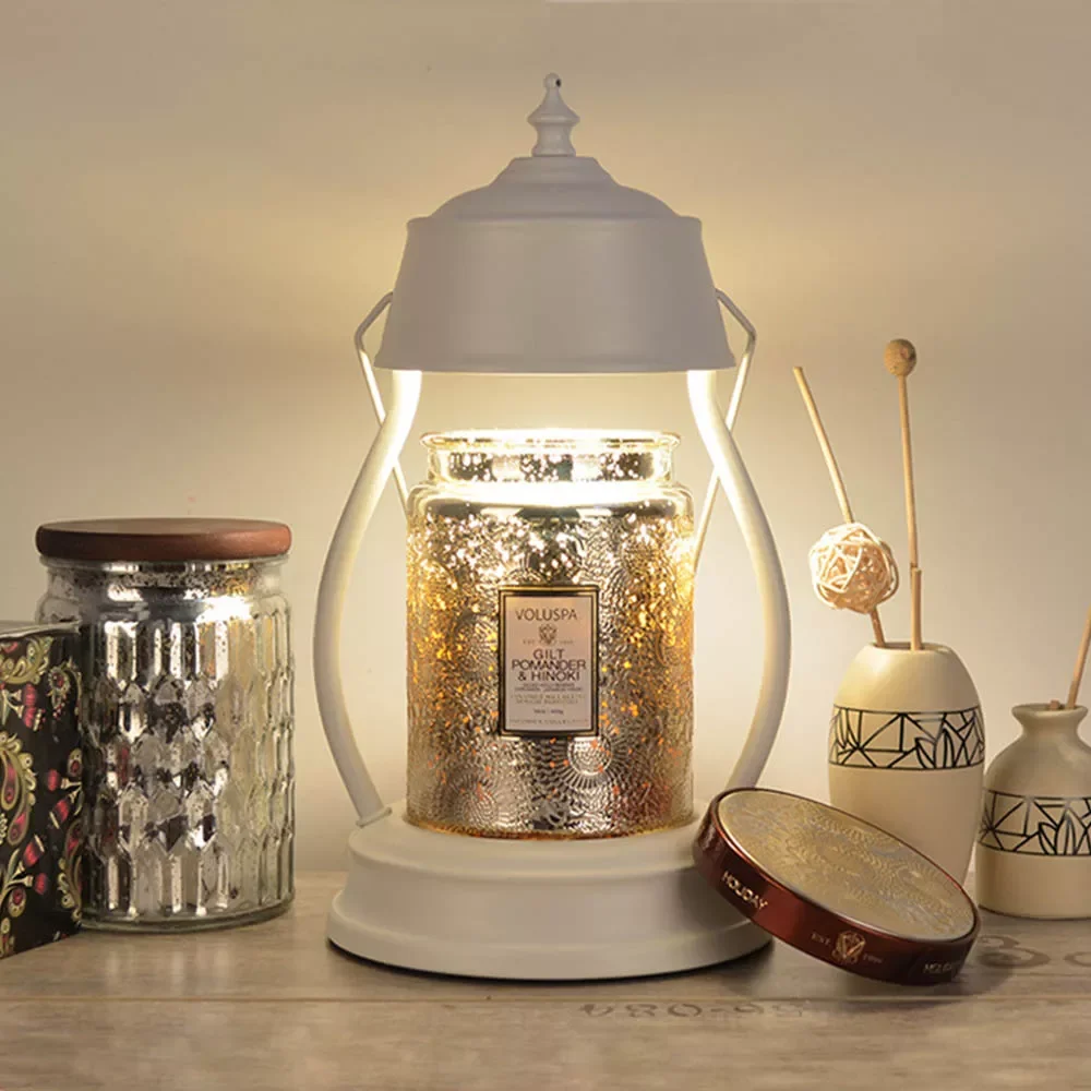 

Korean Aromatherapy Melting Candle Warmer Wax Melting Light Adjustable Temperature Bedside Lamp Light on the Table