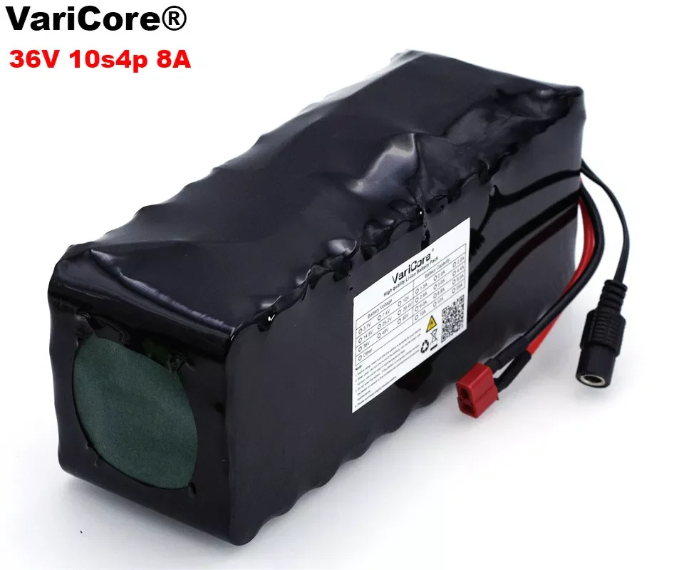 

VariCore 36V 8Ah 10S4P 18650 Rechargeable battery pack ,modified Bicycles,electric vehicle 42V with PCB Protection