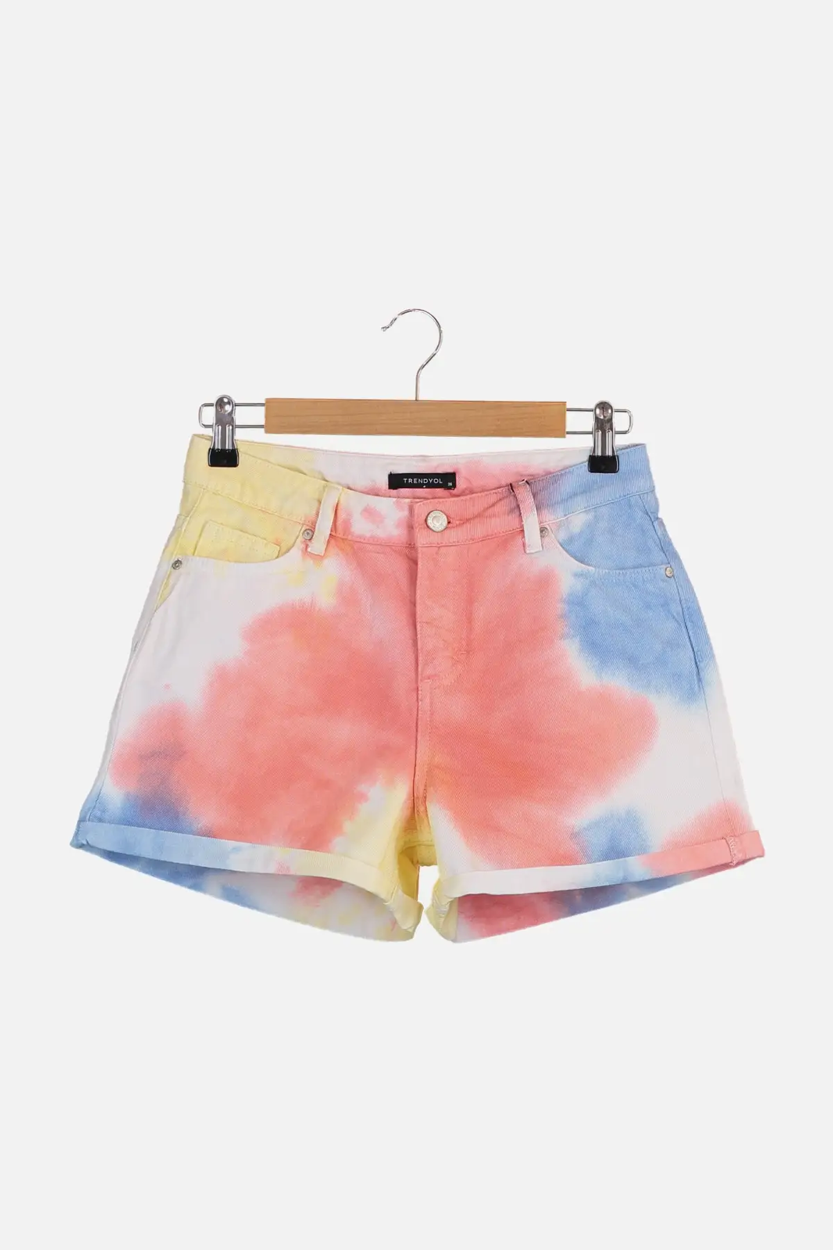 

Trendyol Batik-Flushing Denim Shorts TWOSS21SR0298