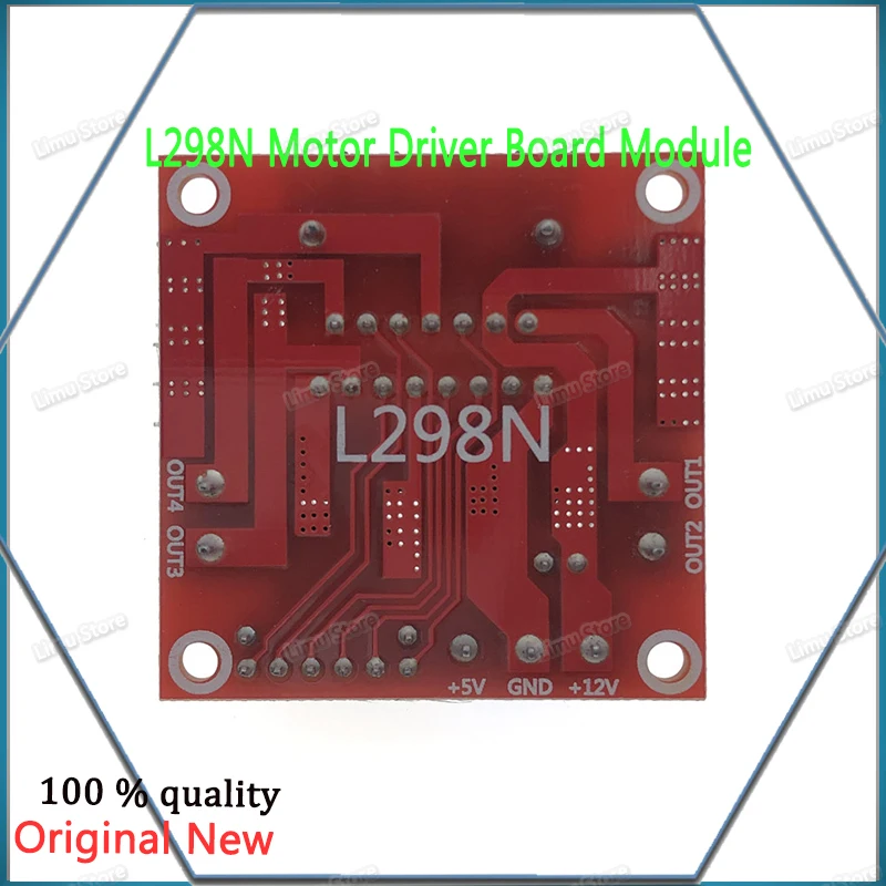 1 шт./лот! Плата контроллера драйвера двигателя L298N модуль L298 для Arduino Dual H Bridge