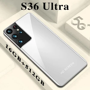 s36 ultra smartphone 16gb 512gb 40mp48mp global version android mobile phone hd camera celular 5g network unlocked cellphones free global shipping