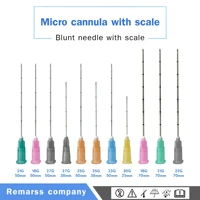 free shipping time machine fine micro cannula 21g 22g 23g 25g 27g syringes cannula needle for dermal filler injection new