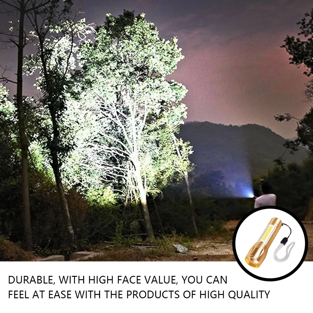 

Hiking Light Traveling Flashlight Exploring Rechargeable Hand Torch