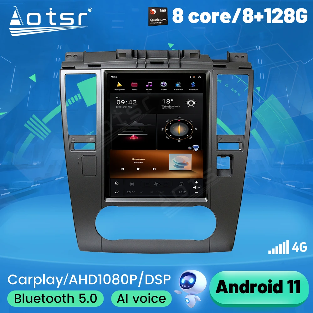 

Автомобильный стереоприемник G6, экран Tesla для планшетов Nissan Tiida 2008-2011, Android, мультимедийный проигрыватель, GPS-навигация