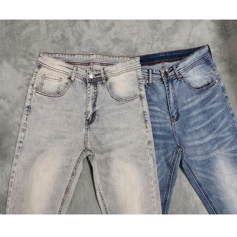 Men Jeans Fashion Design Stretch Skinny Jeans