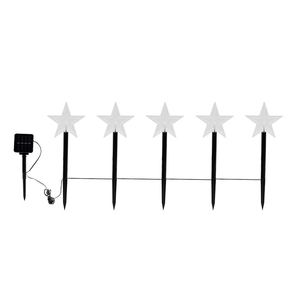 

1 set of Solar Lamp String Landscape Stake Decorative Stake for Festival