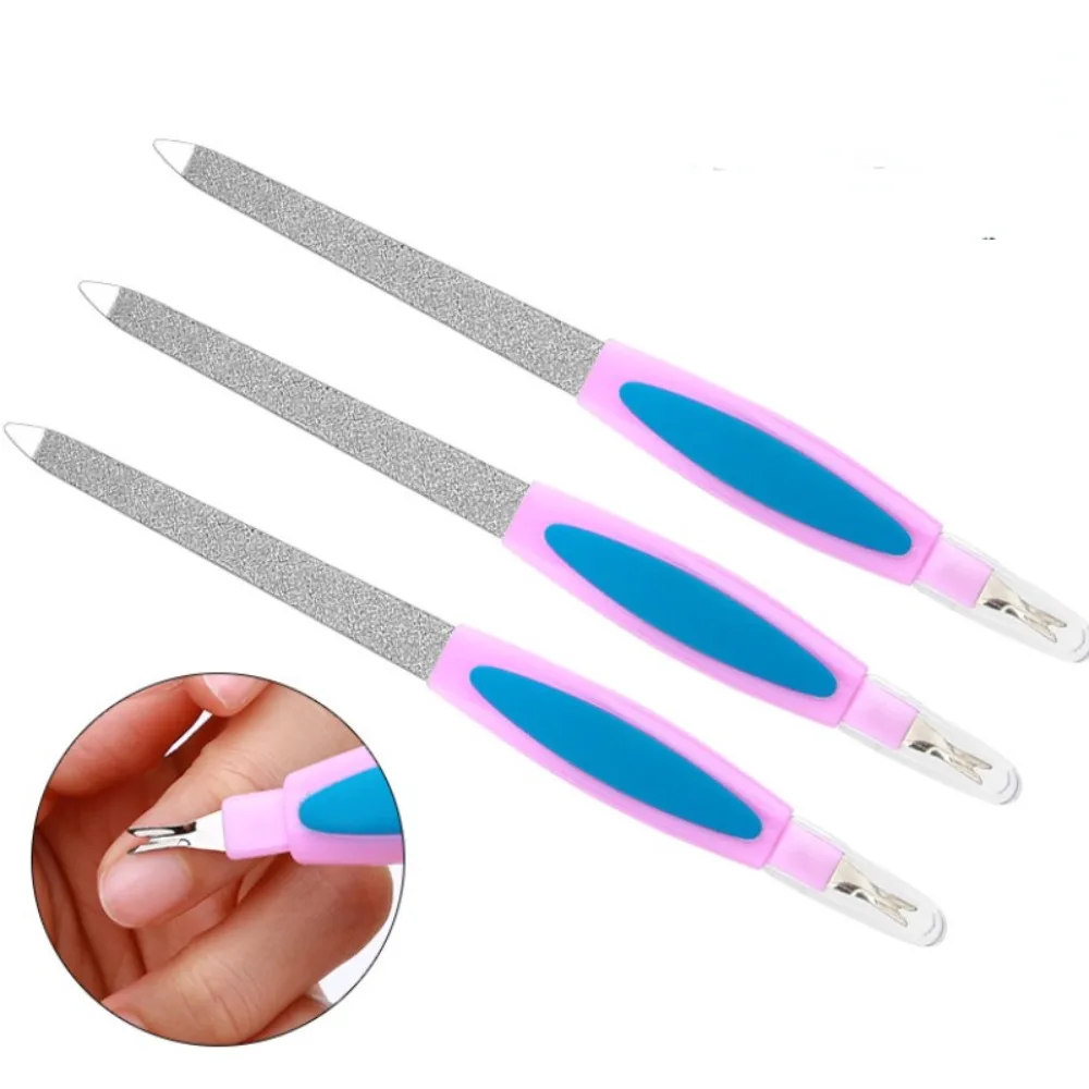 

5Pcs Professional Nail Buffer Double-end Nail File Manicure Tool 2 in 1 Stainless Steel Beauty Nail File Nail Care Tools