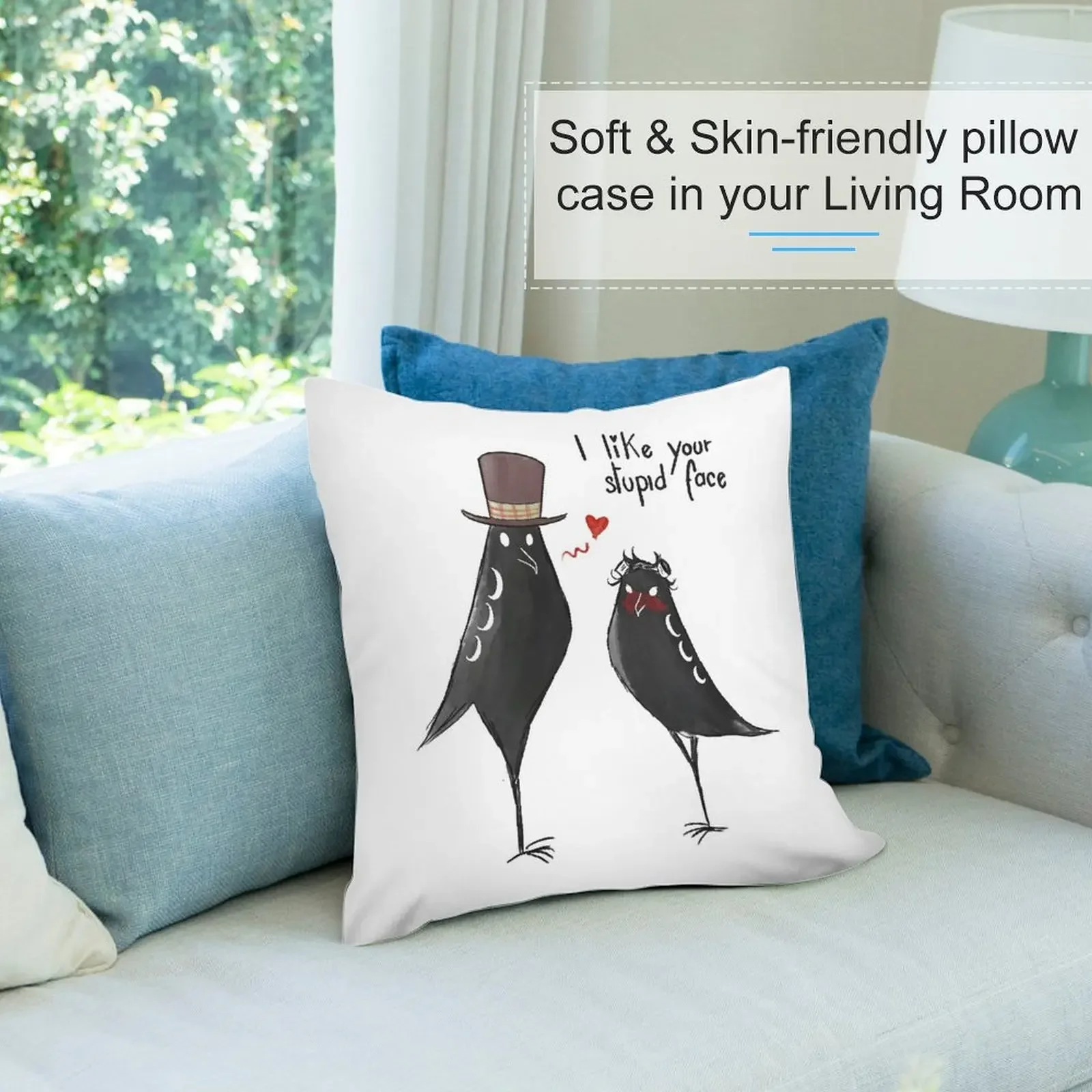 Наволочка Wesper &quotМне нравится твое глупый лицо&quot