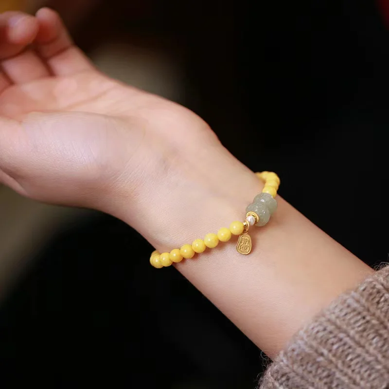 

Bracelet for women Natural wax Single-lap bracelet Jewelry for women Wada Yu Freshwater pearls Ethnic style bracelet