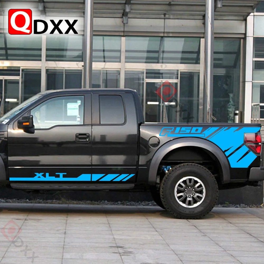 

4 шт., виниловые наклейки для Ford F150, аксессуары для автомобиля
