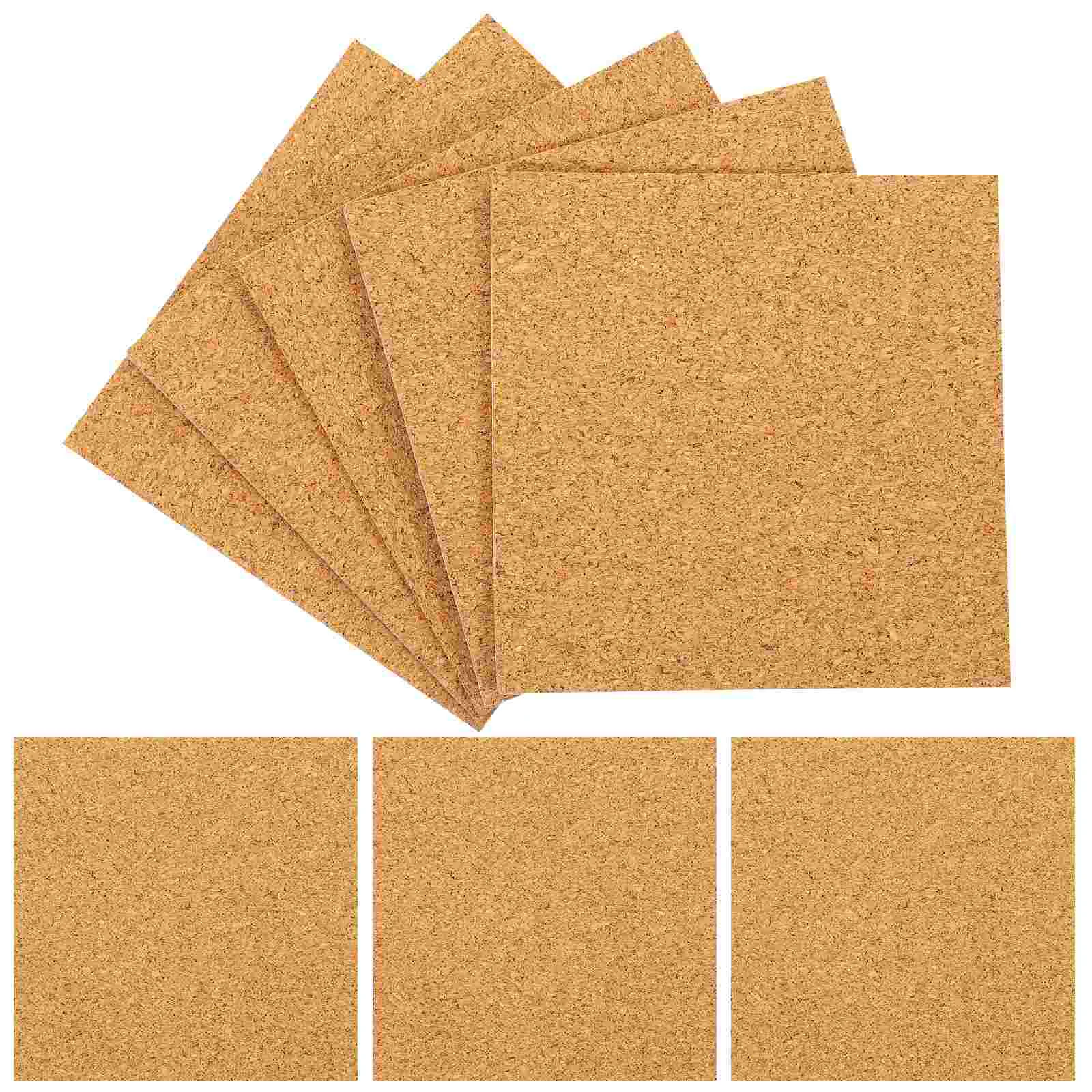 

Cork Coaster Adhesive Cup Coasters Self Pad Backing Drink Pads Mat Tiles Wood Tea Round Sticky Thick Board Table Wooden Bar