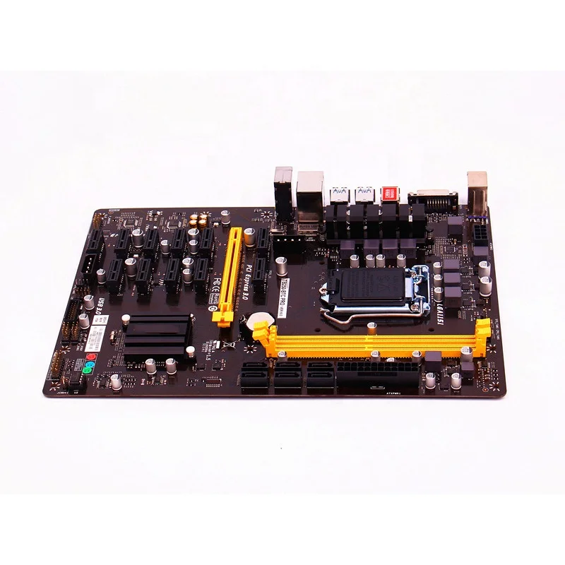 

Новая оригинальная материнская плата для майнинга BIOSTAR TB250, BTC PRO, 12 графических слотов, поддержка GTX1060, идеальный тест, хорошее качество