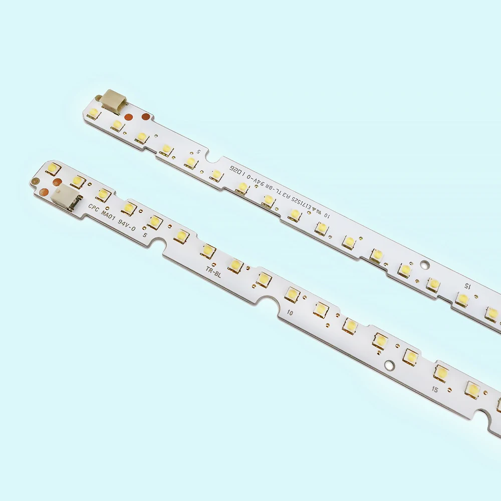 

New 2 pieces/lot LED backlight strips are used to replace E329419 K4475CS K4476CS LK400D3LB23 54LED 447MM
