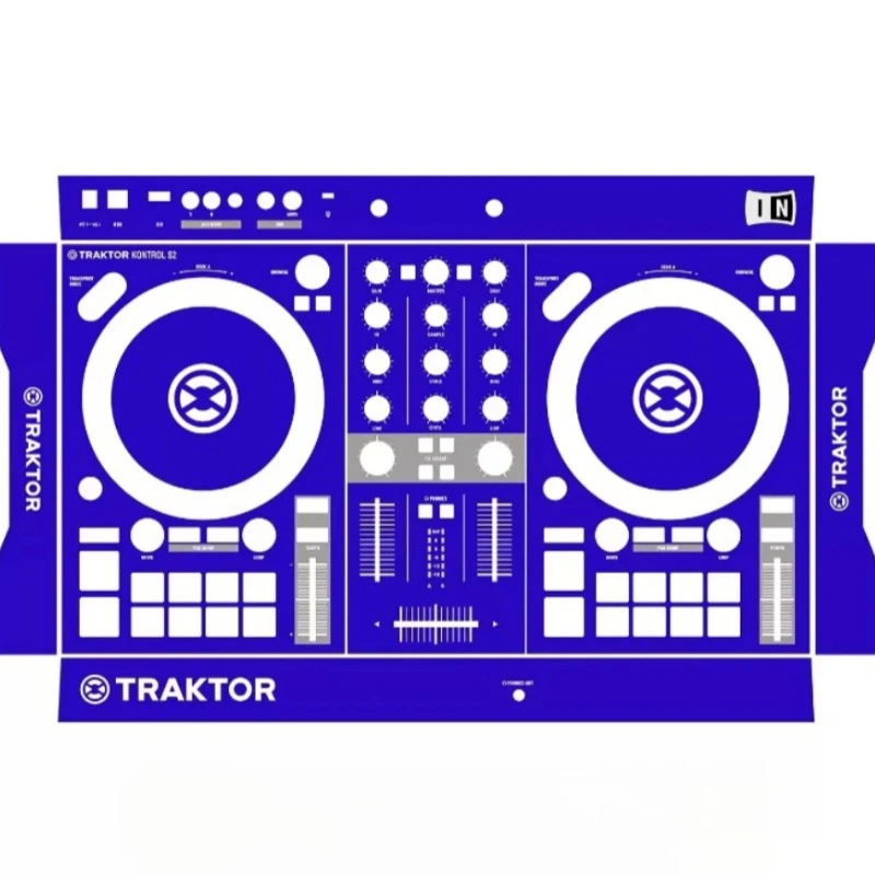 Фото Наклейка-пленка с настраиваемым рисунком для цифрового контроллера Traktor Kontrol S2 MK3, защитная декоративная пленка №2