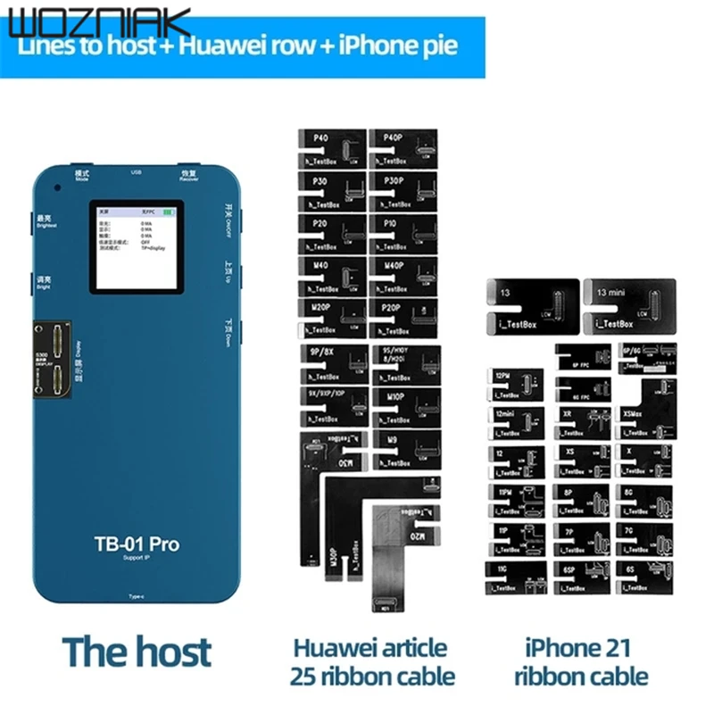RELIFE Smart IP Tester TB-01 Pro For iPhone 6-13ProMax ForHuawei Samsung Screen display 3D Touch Multifunction Test Tools |