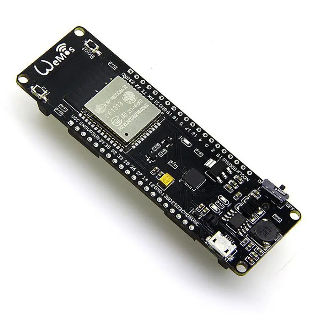 WeMos ESP32 с батарейным отсеком 18650 |