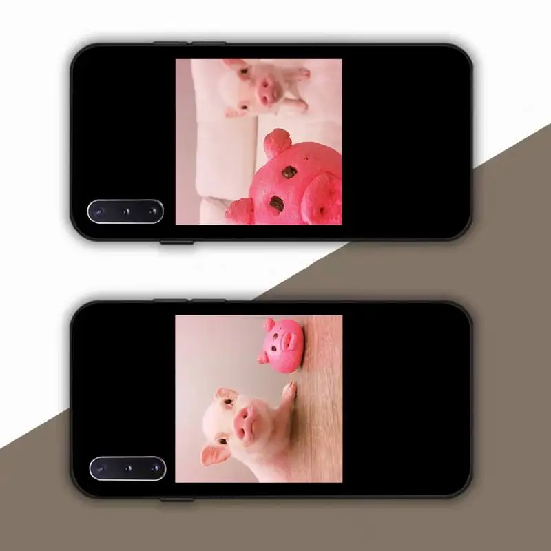 

Pink Pet Pig Phone Case for Samsung Note 5 7 8 9 10 20 pro plus lite ultra A21 12 72