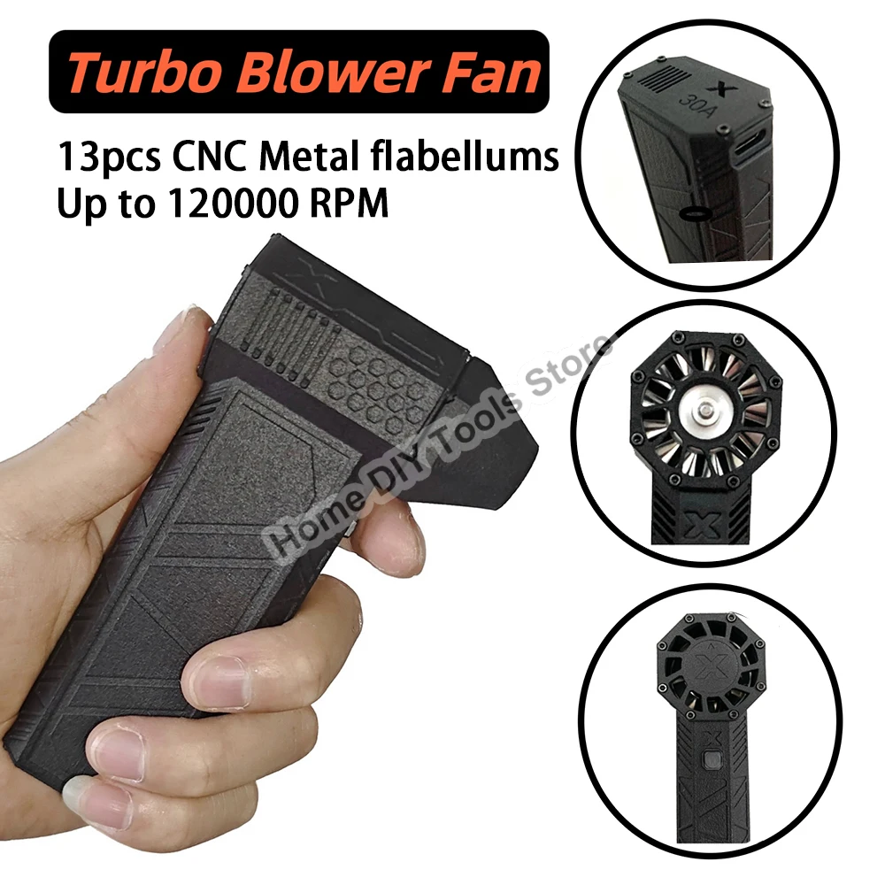 

120000 об/мин Турбо Вентилятор Мини Турбо Струйный Вентилятор Турбо Насильственный Вентилятор Бесщеточный Двигатель Мощный Вентилятор Высокоскоростной Канальный Вентилятор