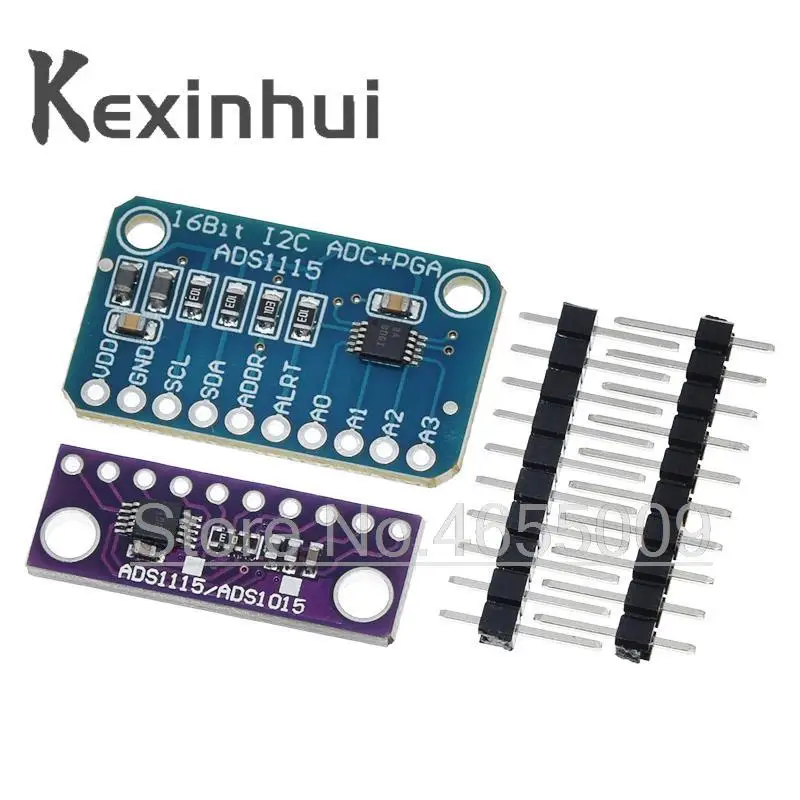 16-битный I2C ADS1115 модуль ADC 4-канальный с усилителем Pro Gain RPi | Электронные компоненты