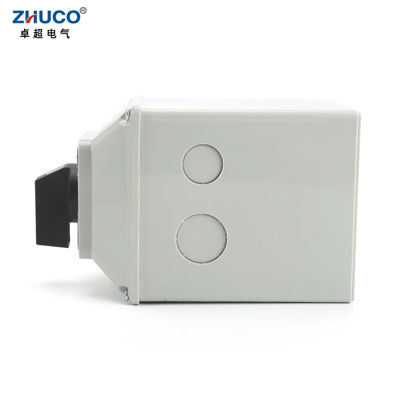 ZHUCO SZW26/LW26-63 63A 1-0-2 3-позиционный 3-полюсный 12-винтовый поворотный переключатель с