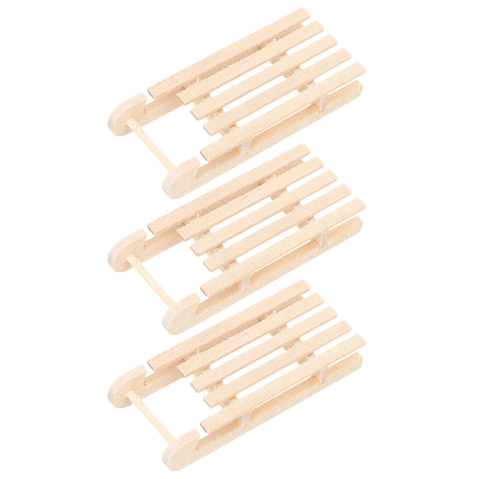 

Sleigh Wood Christmas Ornament Sled Miniature Wooden Unfinished Mini Hanging Model Decor Xmas Sleighs Tree Home Wall Tabletop