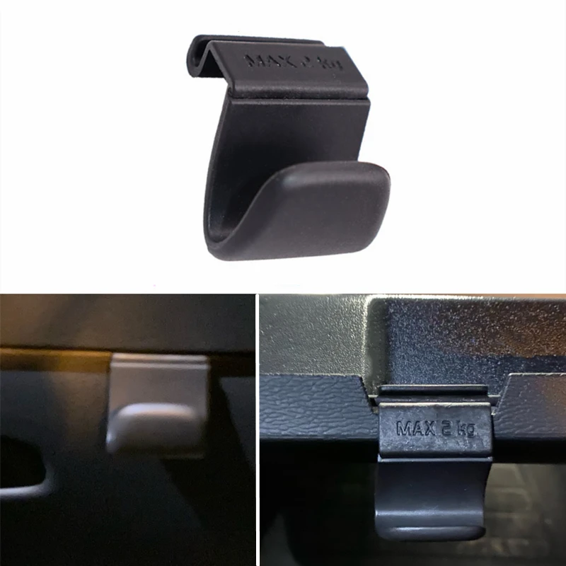 

For Volvo XC40 2019 2020 Front Glove Box Hook Co-pilot Coat Holder Dashboard Buckle Clip