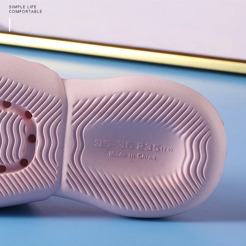 Home Slippers Cloud Platform Women Summer Beach Slides Indoor Non Slip Eva Sandals Men Male Ladies Shoes Female House Flip Flops