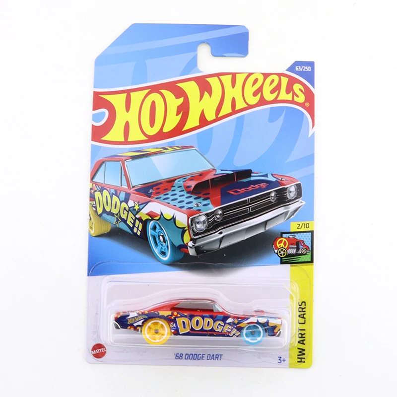 2020-70 2022-63 оригинальные горячие колеса Мини Сплав купе 68 DODGE Дротика 1/64 металл