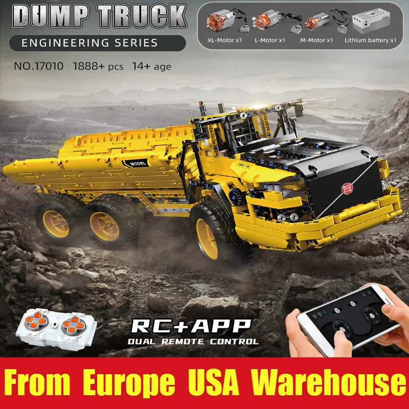 MOULD KING 17010 игрушечная техника автомобиль приложение Радиоуправляемый