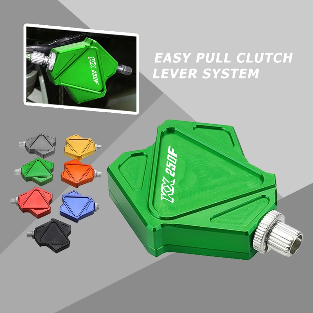 

Motorcycle Accessories For KAWASAKI KX250F KX 250 F 2004-2018 2017 2016 2015 2014 CNC Stunt Clutch Lever Easy Pull Cable System