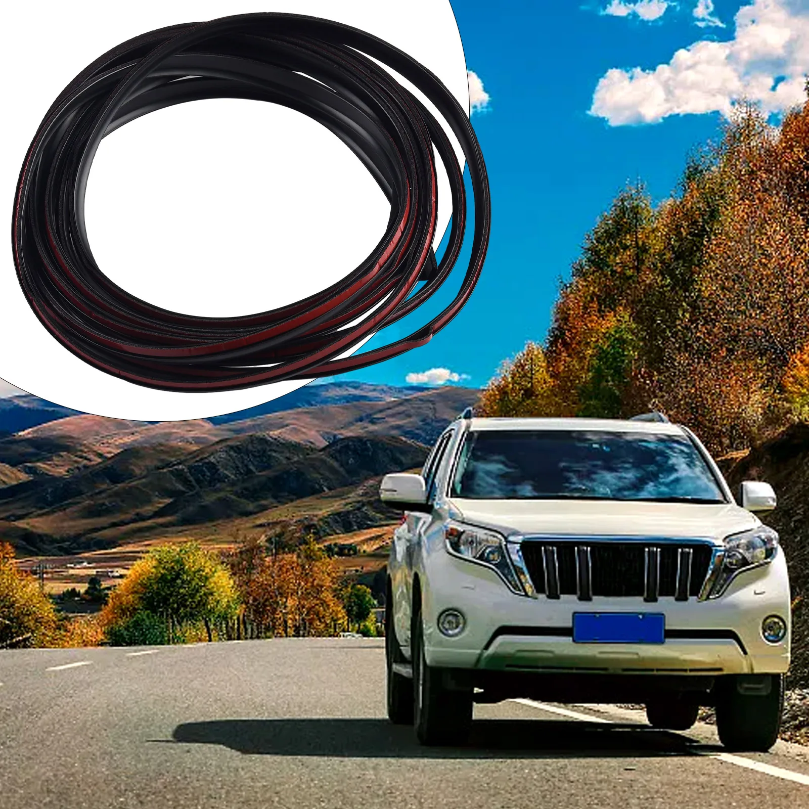 

Ssss1pcs 4M Car Sealing Strip Inclined T-Shaped Weatherproof Edge Trim Rubber Universal EPDM Rubbersssssssssssss