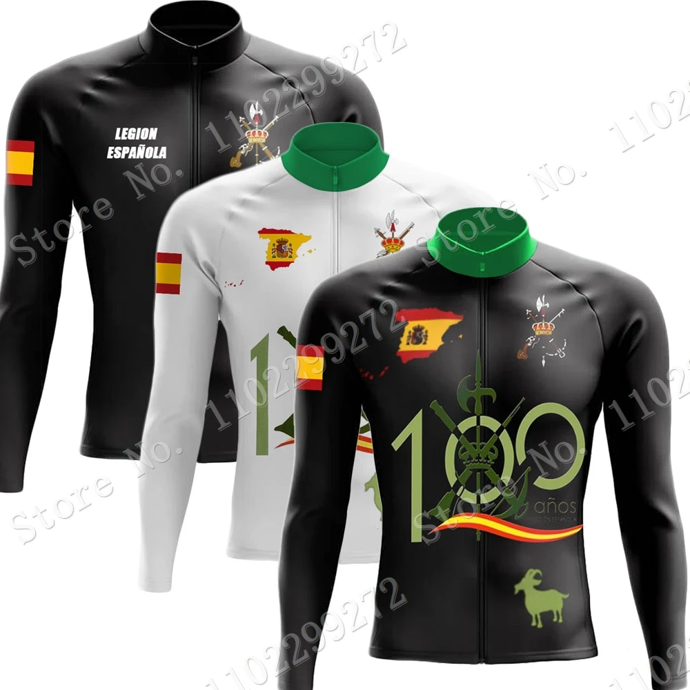 Uniform 2023 Legion Winter Espana Cycling Jersey Long Sleeve Spanish Clothing Road Bike Shirts Bicycle Tops MTB Ropa Maillot