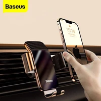 baseus solar car wireless charger phone holder for iphone 12 13 pro max xiaomi fast charger air vent mount gravity car holder
