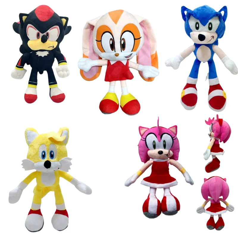 

Kids Gift Sonic Game Action Figure Girls Toys Speed Hedgehog Children Birthday Dolls Cute Car Bag Pendants Decoration