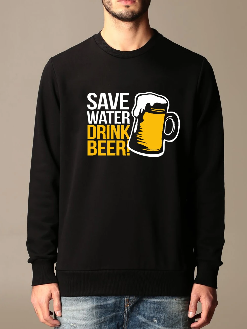 

TARCHIA 2022 New Brand Water Drink Beer Outerwear High Quaity Sportwear Hoodies Oversized Mens Long Sleeve Casual Sweatshirts