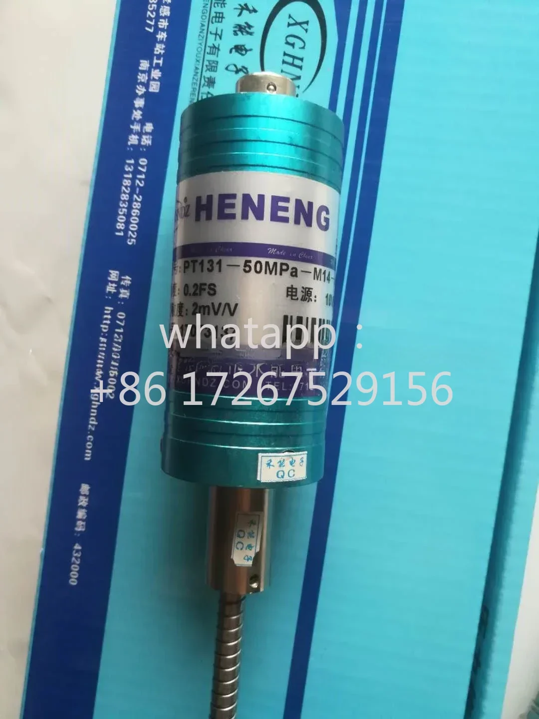 PT131-25MPA-M14-TC 50 МПа 35 80 Высокотемпературный датчик давления расплава HENENG 2 мВ/В