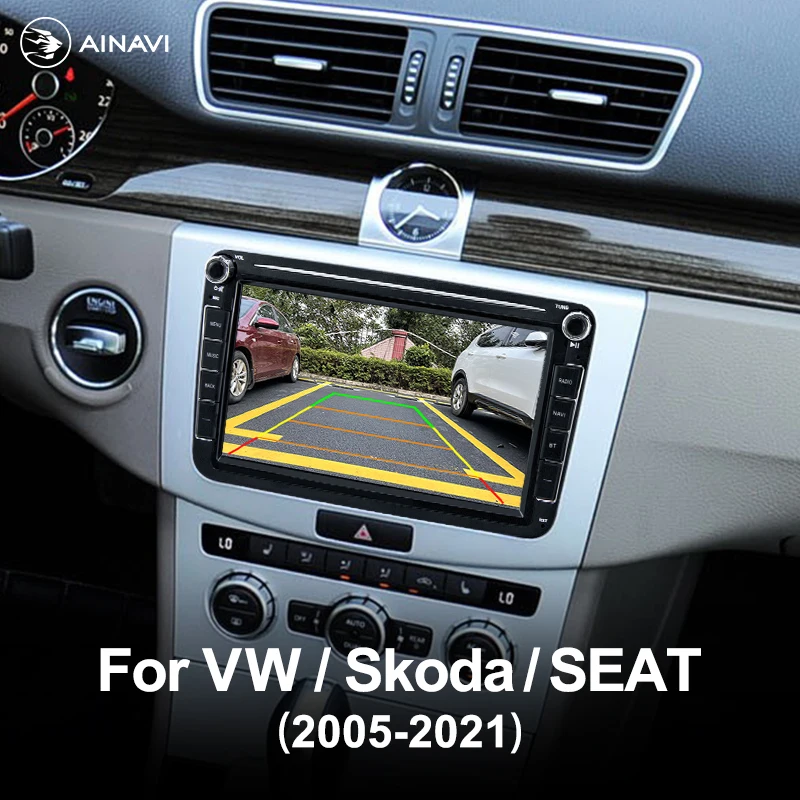 RU Автомагнитола Android 10 для VW Volkswagen Polo/Tiguan/Golf 6 7/Passat/b7/b6/Jetta/Skoda/Octavia Seat CarPlay