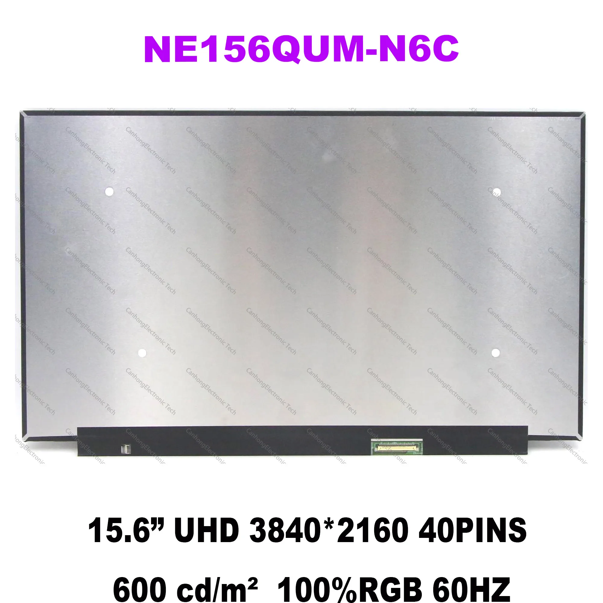 Новый ЖК-экран UHD 4K 15 6*3840 EDP 2160 pin NE156QUM-N6C 600 кд/м² 60 Гц 100% NTSC дюйма