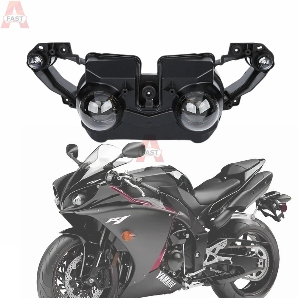 

Передняя фара в сборе для мотоцикла Yamaha YZF R1 2009 2010 2011 детали для мотоцикла передняя фара