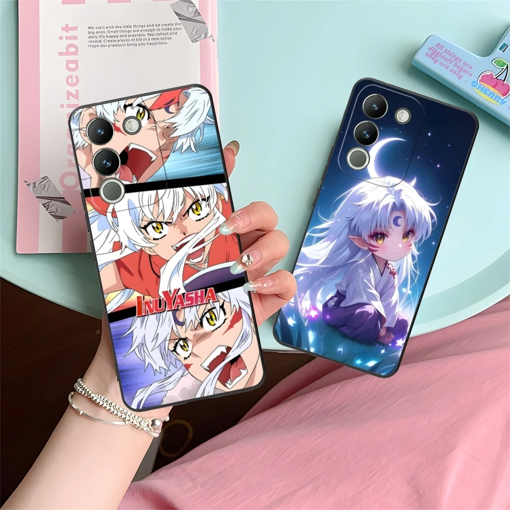 Чехол для мобильного телефона Inuyasha Sesshoumaru VIVO Y95 Y93 Y31 Y20 V19 V17 V15 Pro X60 NEX черный мягкий