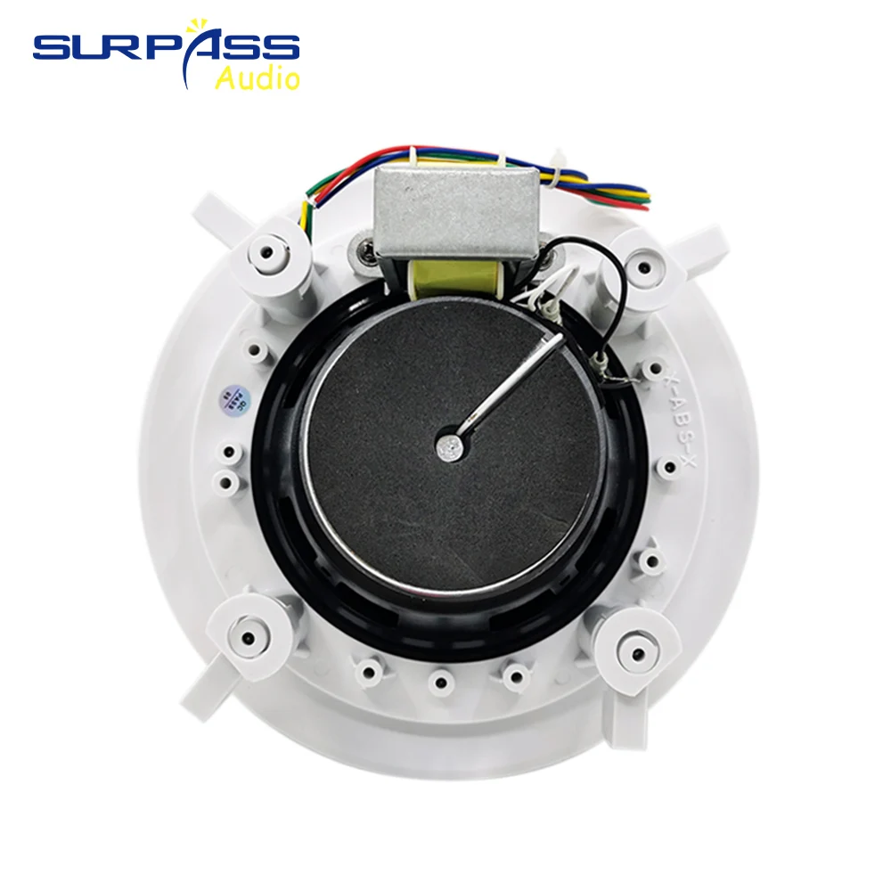 Коаксиальный потолочный динамик 20 Вт 5 дюймов бас 70 в/100 в декоративный домашний