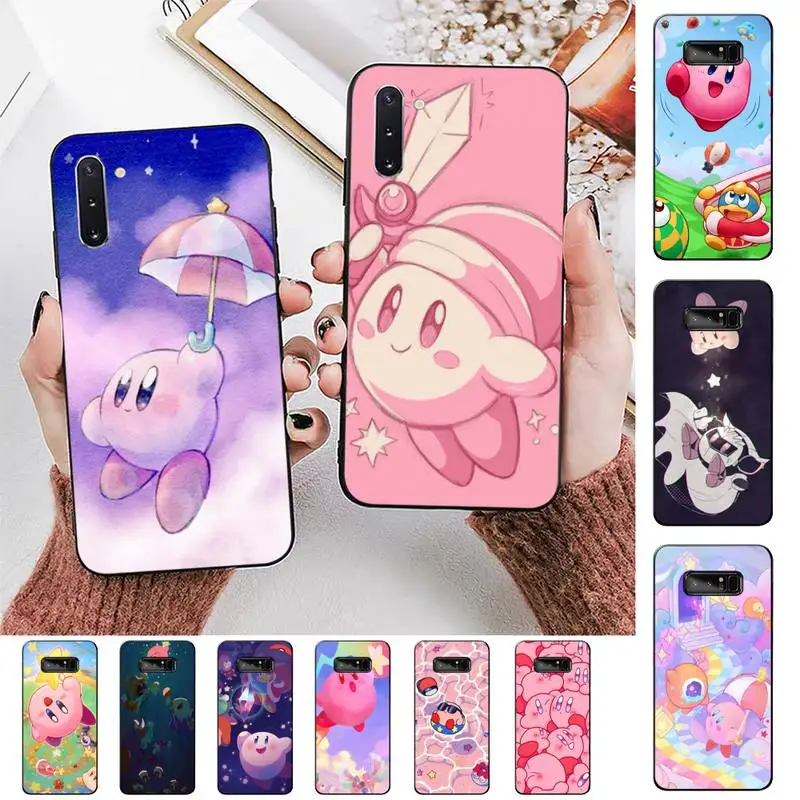 

BANDAI Kirby Phone Case for Samsung Note 5 7 8 9 10 20 pro plus lite ultra A21 12 72