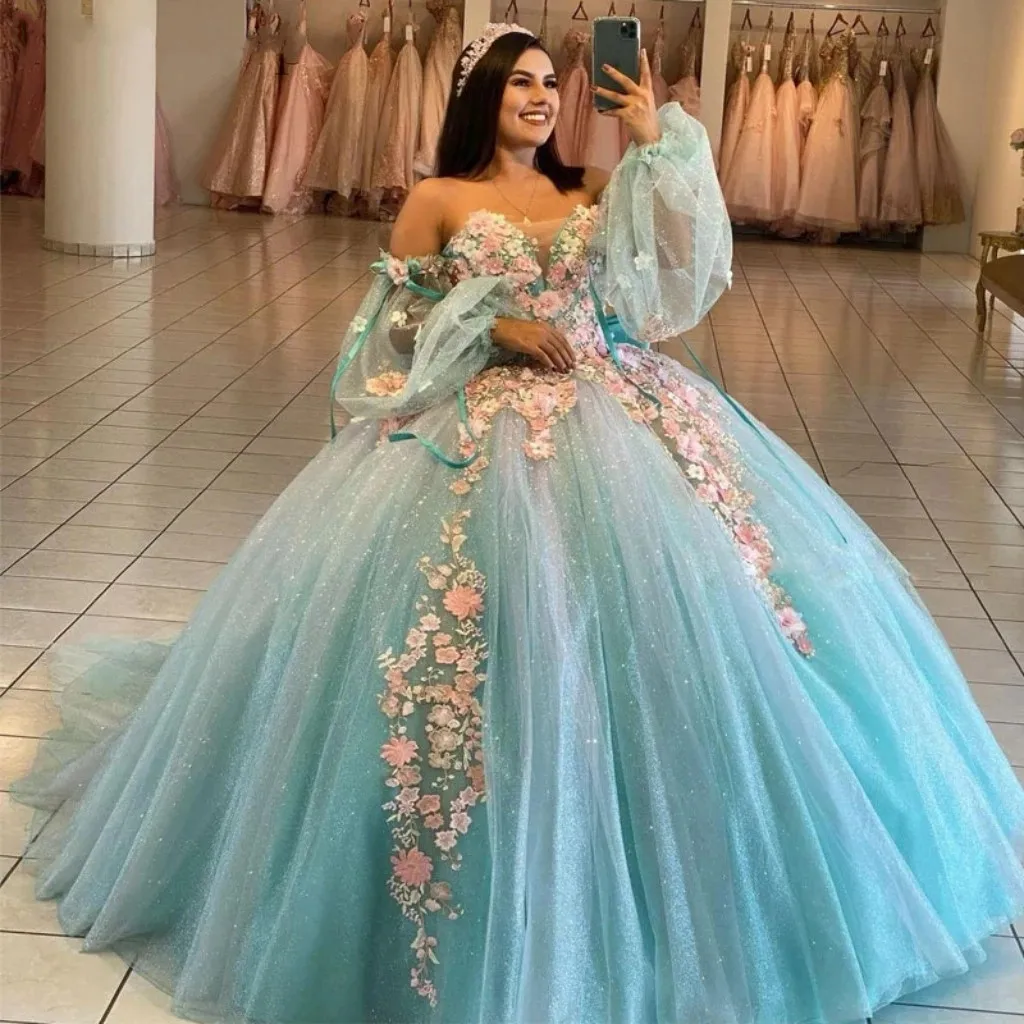 

Женское бальное платье со шлейфом, синее платье с открытыми плечами и длинным рукавом